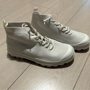 Women’s White High-Top Sneakers